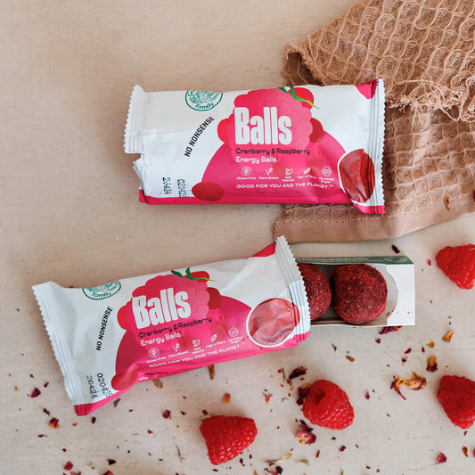 Energy Balls Snack Pack - Raspberry & Cranberry (50g)